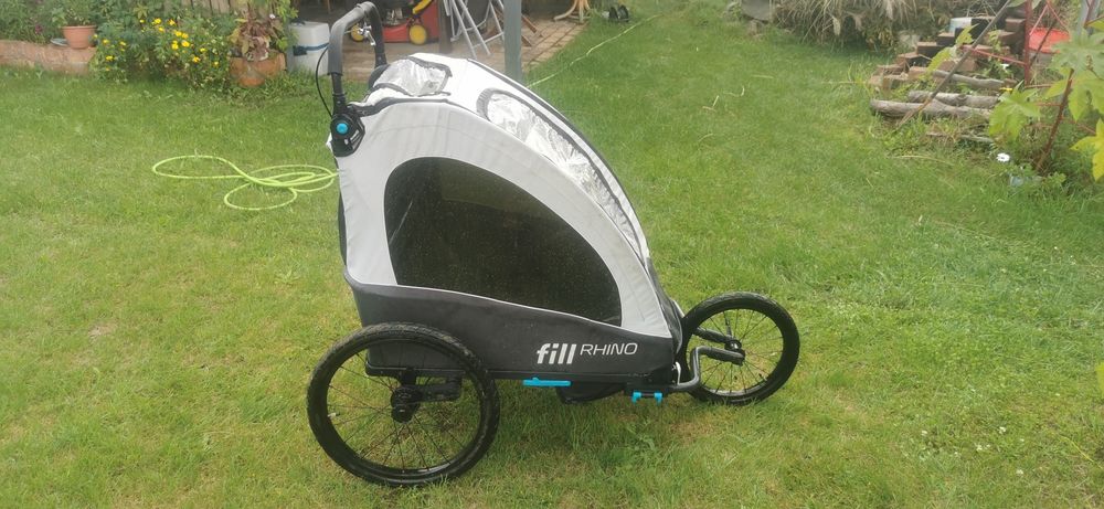 Przyczepka wózek dla 2 dzieciaczków