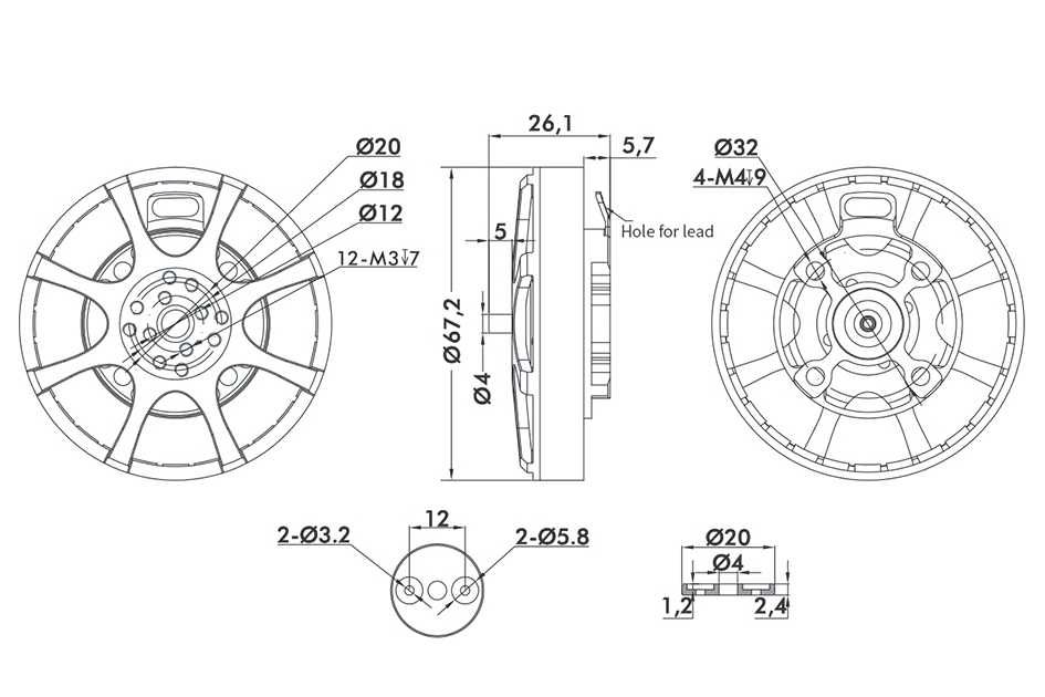 Безколекторний двигун T-Motor Antigravity MN6007 II KV320 6S мотор