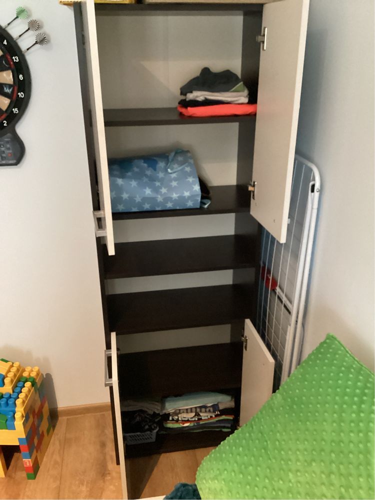 Szafka   łazienkowa kolor wenge- biały.