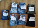 Spodnie jeansowe Levis, Wrangler itp.