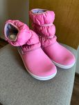 Kozaki crocs różowe