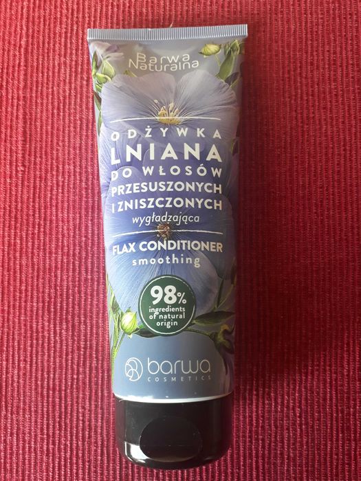 Barwa naturalna wygładzająca odżywka lniana do włosów 50% taniej