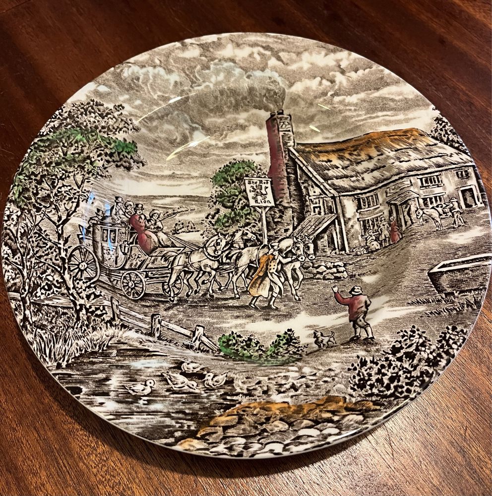 20 pratos de serviço de jantar vintage