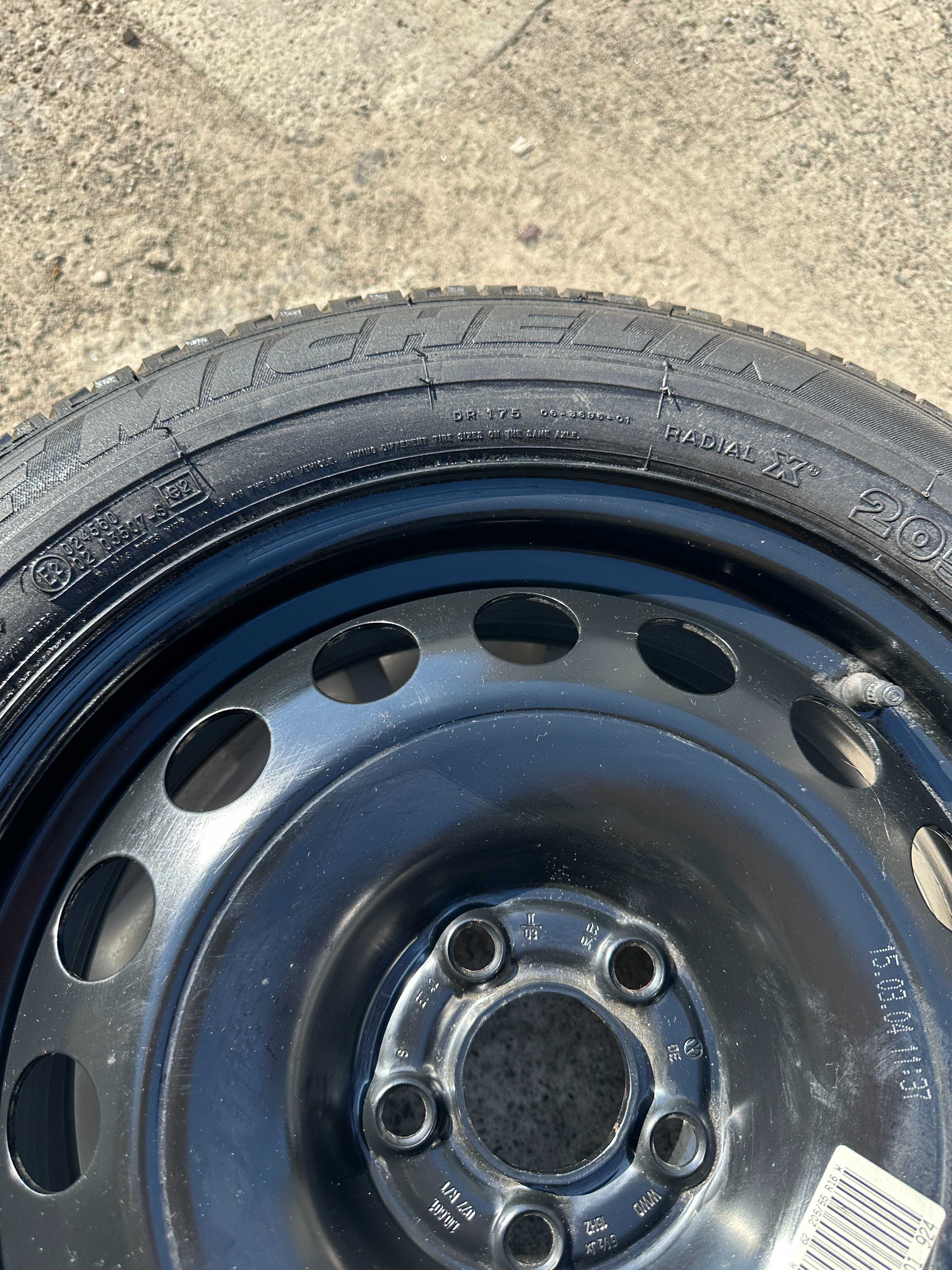 Запасне колесо для авто Michelin Pilot HX MXM 205/55 R16 91W