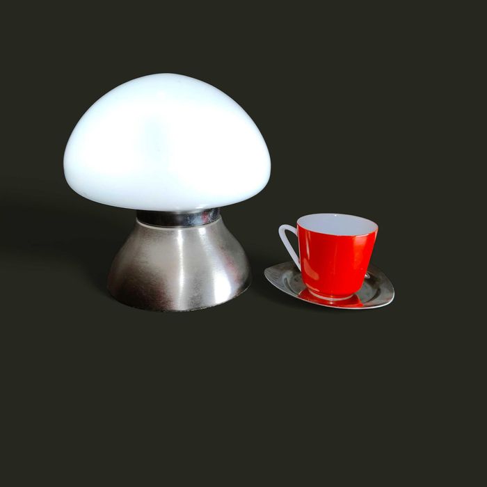 Lampa Grzybek, klosz barwiony w masie, vintage