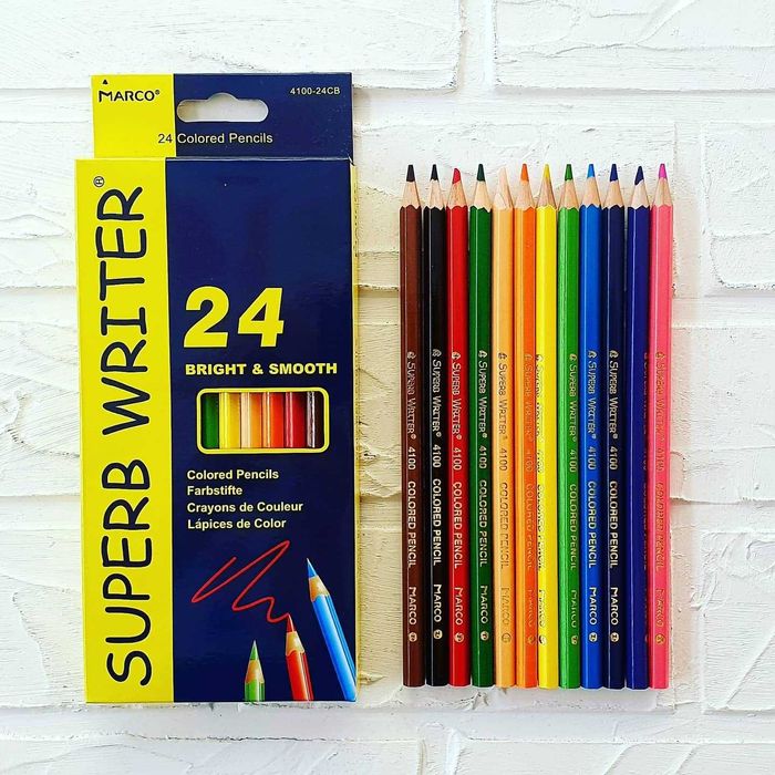Набор карандашей Marco - 12 цветов, Карандаш простой MARCO.