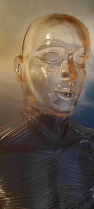 Homem de Plástico, figura com 41cm altura.