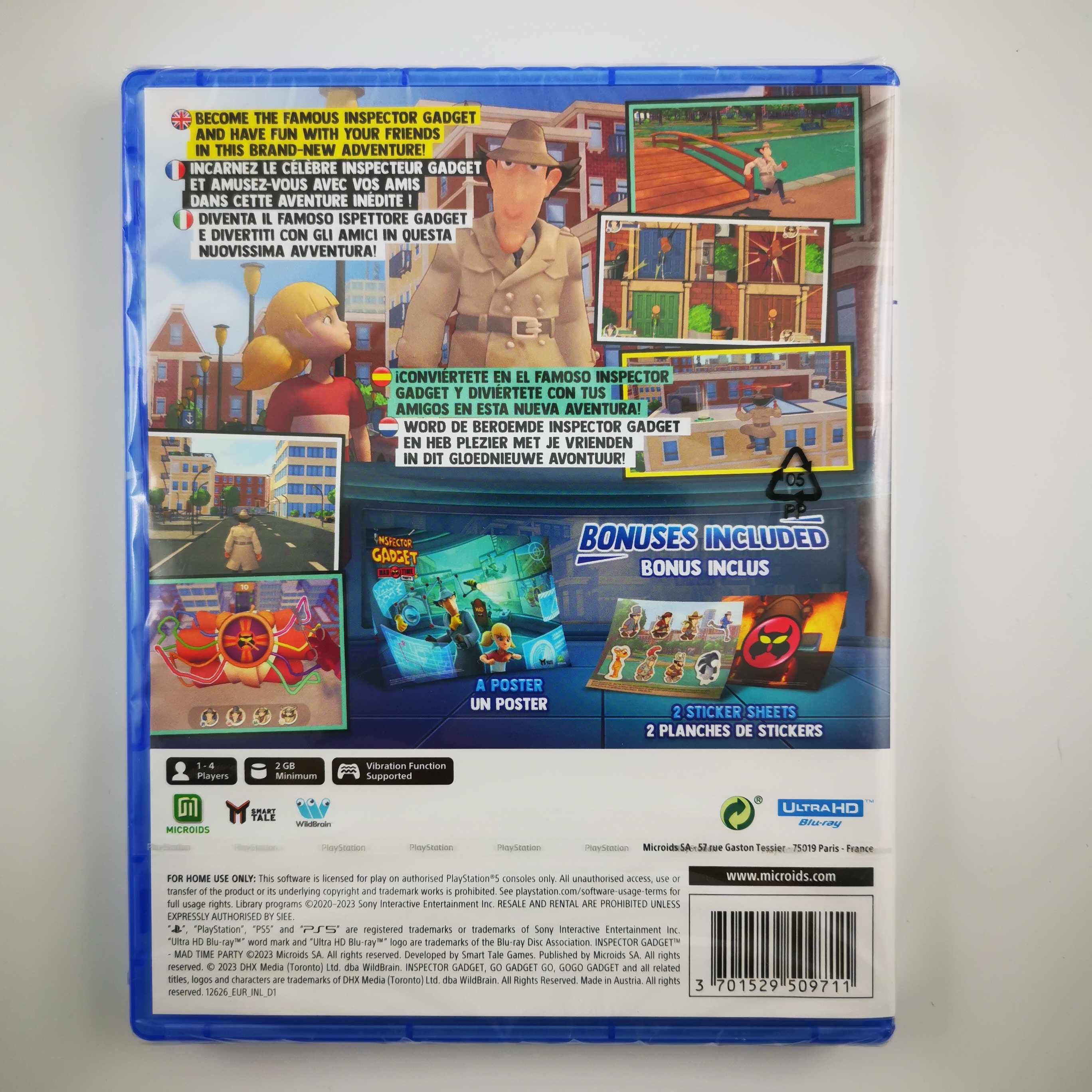 Inspector Gadget Mad Time Party PS5 PL Nowa