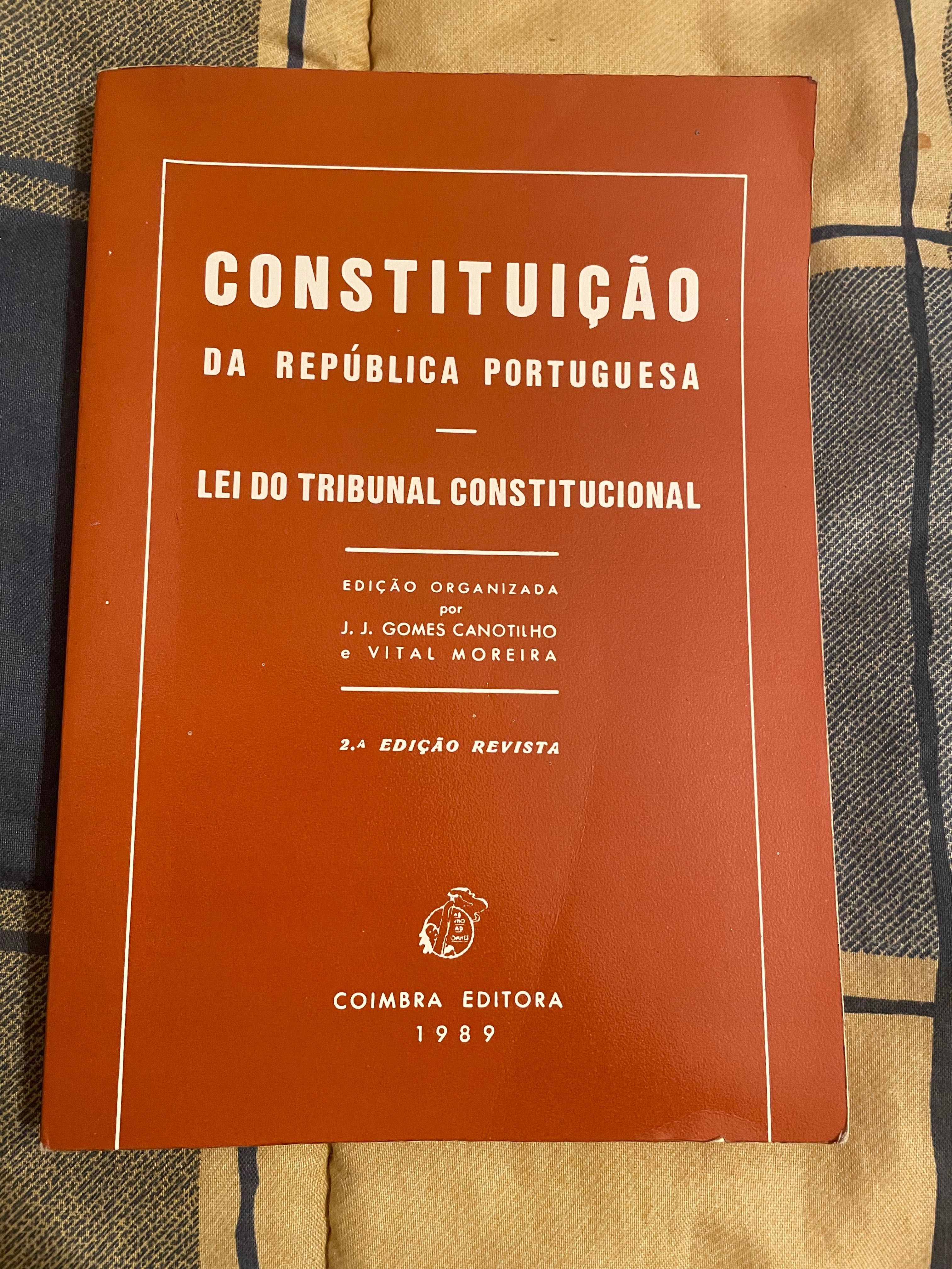 Livro Constituição Da República Portuguesa