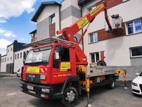 KRAKÓW WYNAJEM Podnośnik koszowy 30m 22m