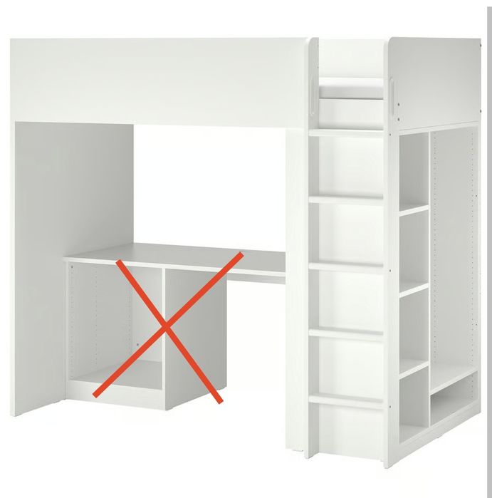 IKEA Cama Alta Smästad