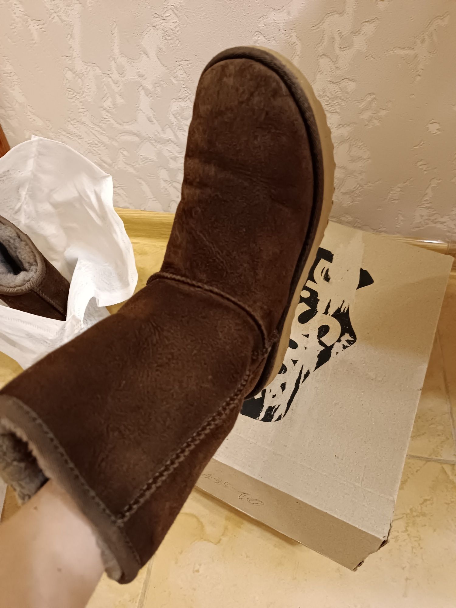 Угги зимние замшевые Ugg