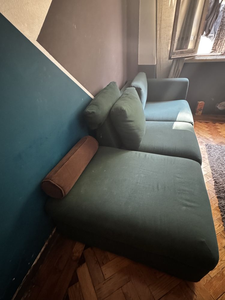 Sofa verde ikea