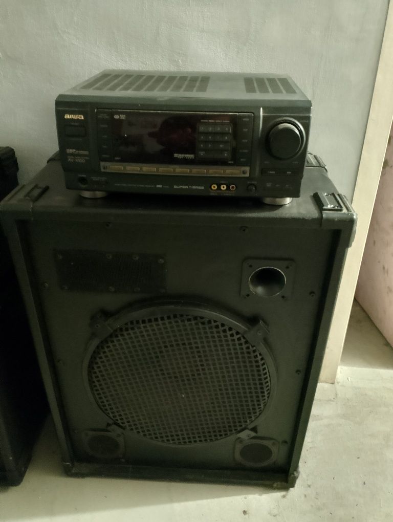 Zestaw audio aiva kolumny tuba basowa