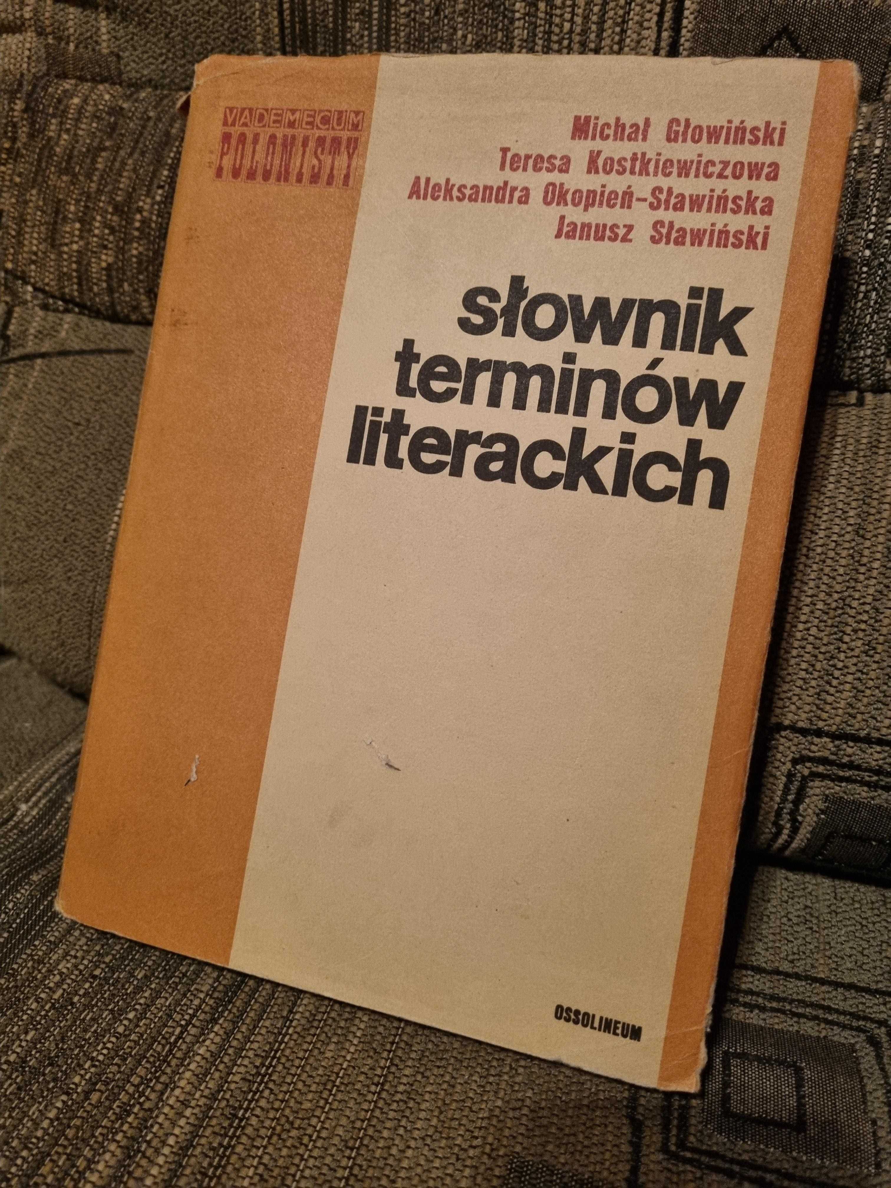 Słownik terminów literackich, Głowiński, Kostkiewiczowa, 1989