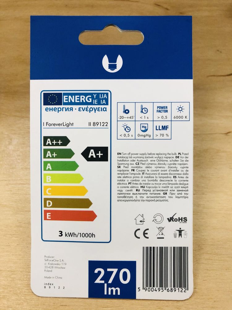 Żarowka LED G4 6000K white 270 lm