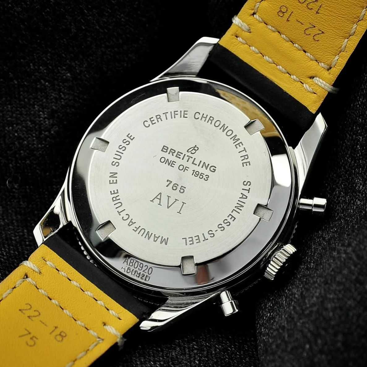 Breitling AVI-765 Re-Edition tylko 953 szt., 2022, fullset JAK NOWY
