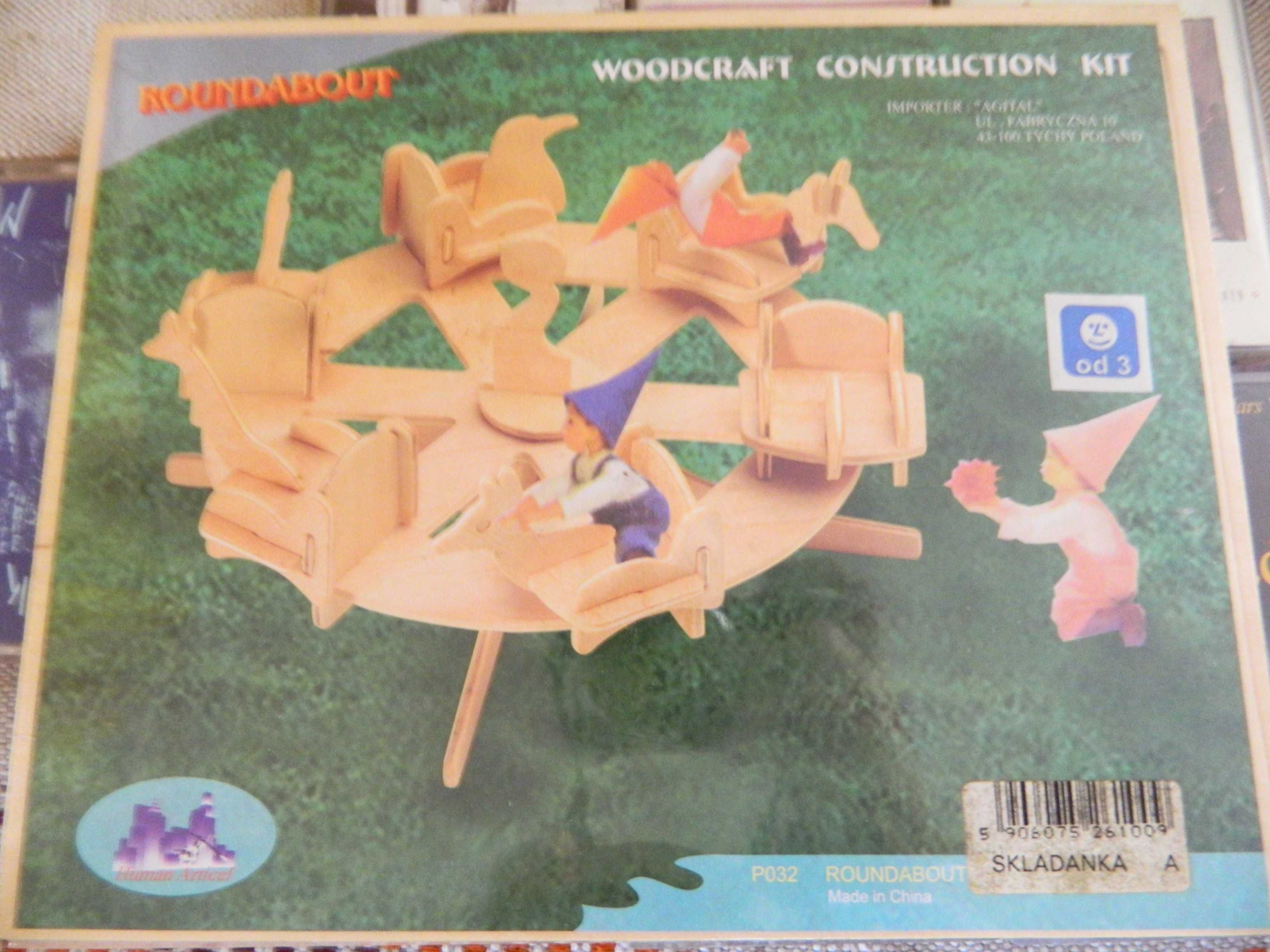Puzzle  przestrzenne  3D  helikopter lub karuzela