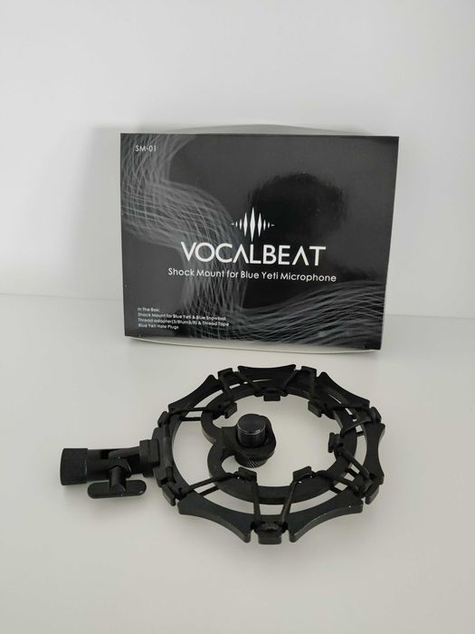 Suporte anti-choques (shock mount) para microfone Blue Yeti