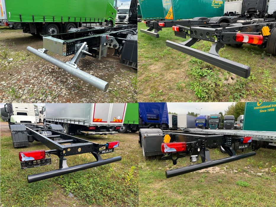 Belka tył tylna zderzak najazdowa MAN TGX TGL TGM TGS Mercedes Actros Atego Scania Volvo Iveco DAF