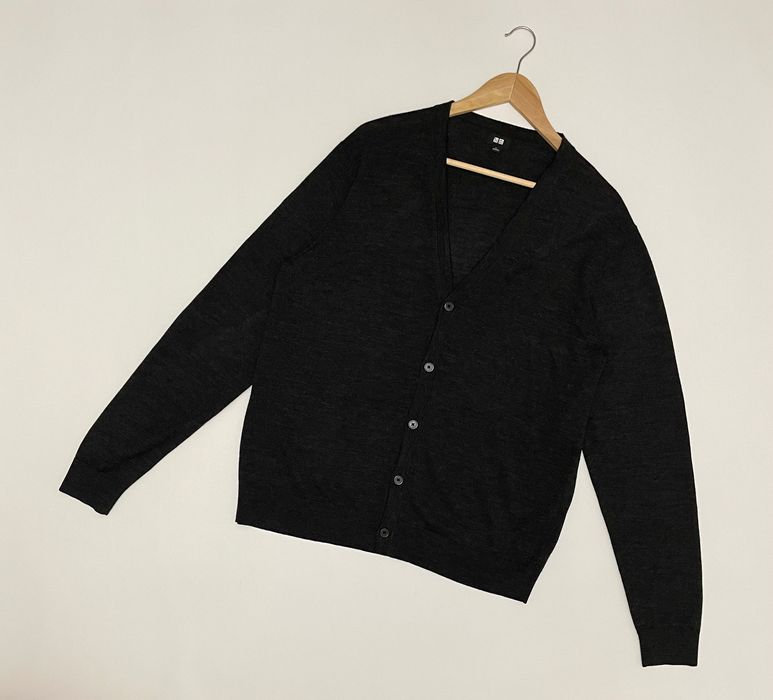 Uniqlo Кардиган чоловічий 100% вовна, розмір L