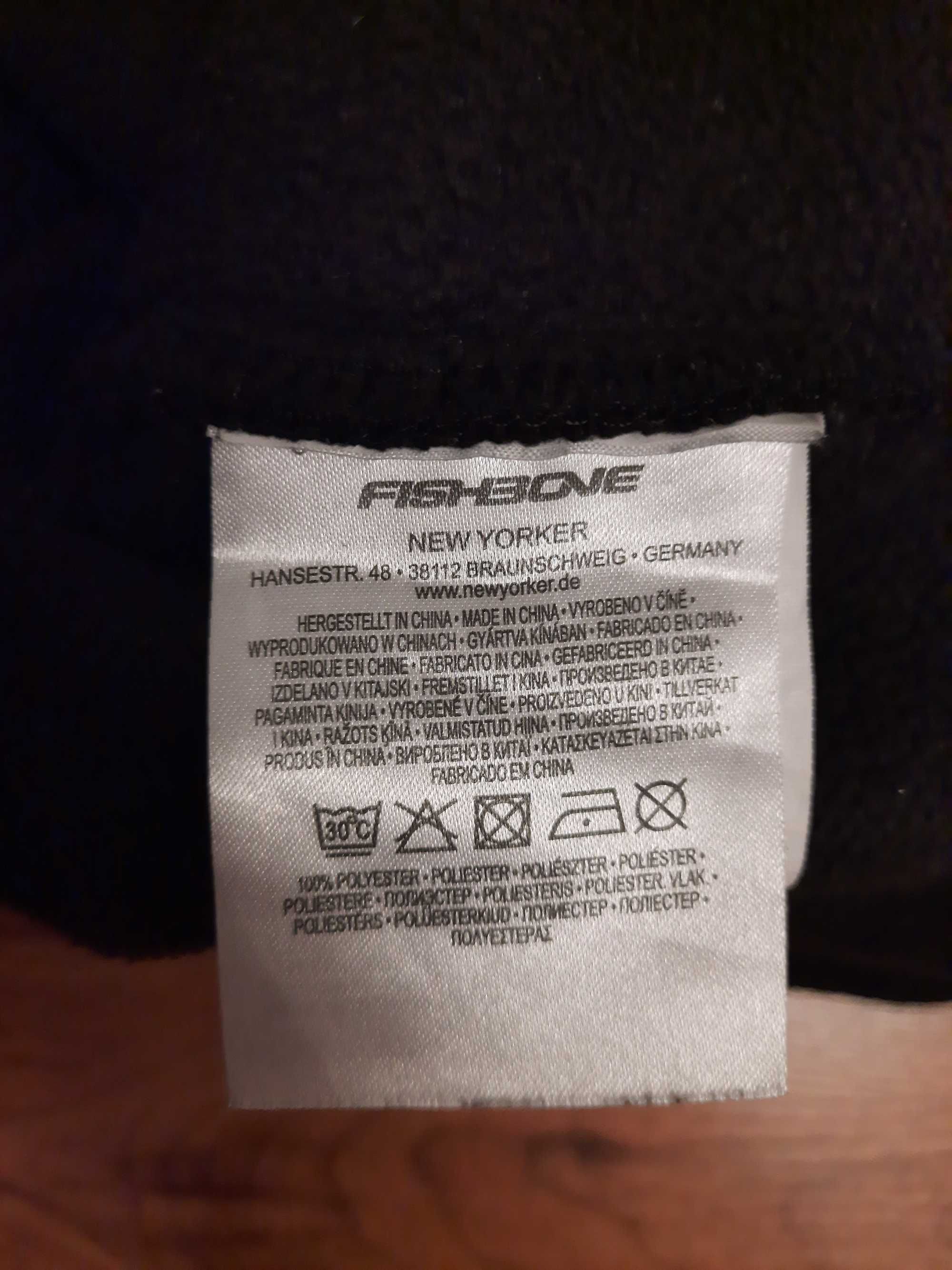 Bluza polarowa z kominem polar z otworami na kciuki Fishbone XS