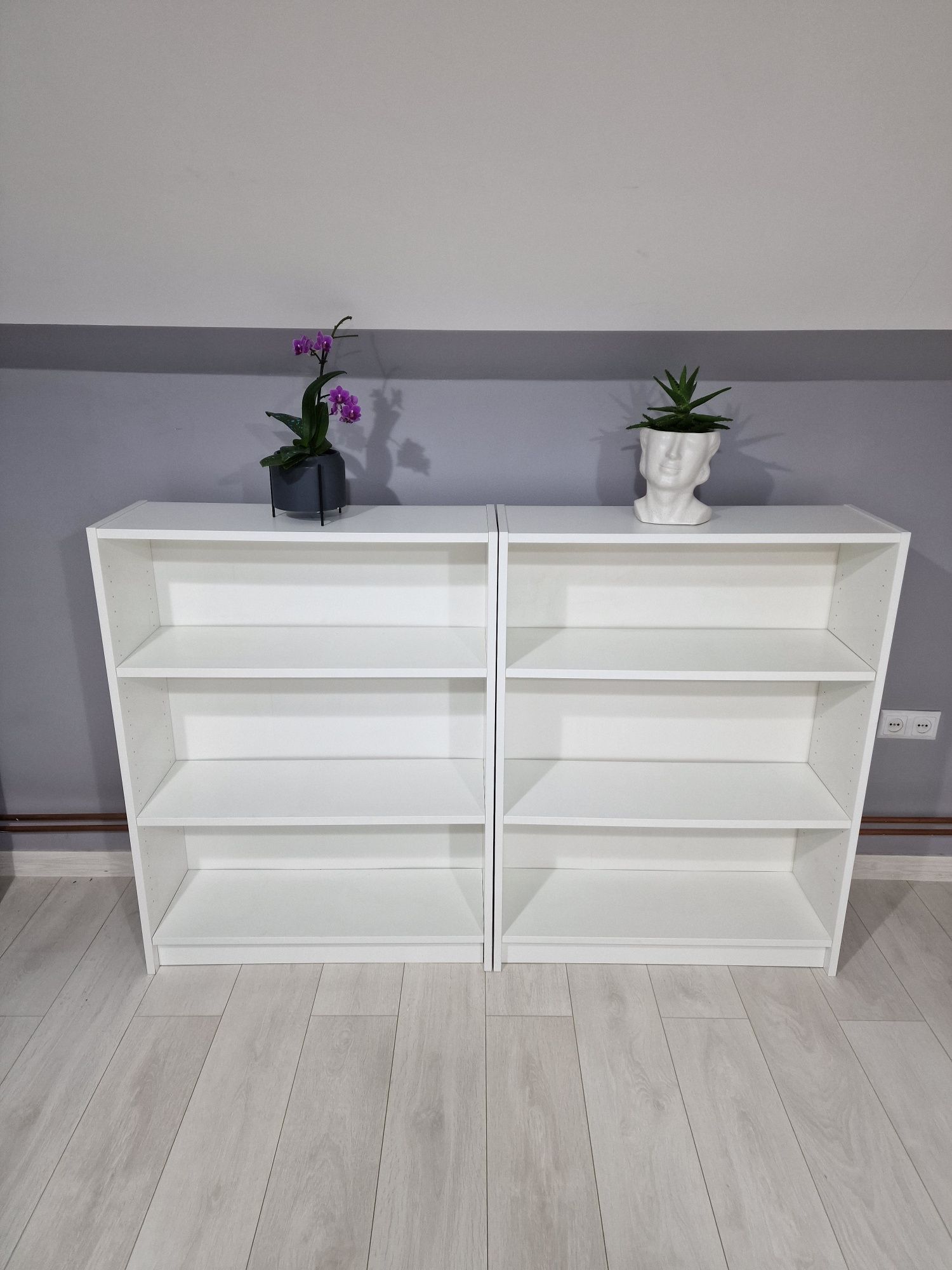 Ikea billy 2 regały białe