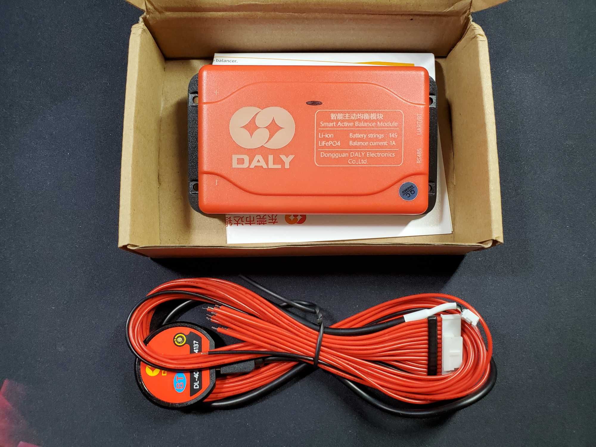 BMS Daly 14s 100a Li-ion + Active balance 1A