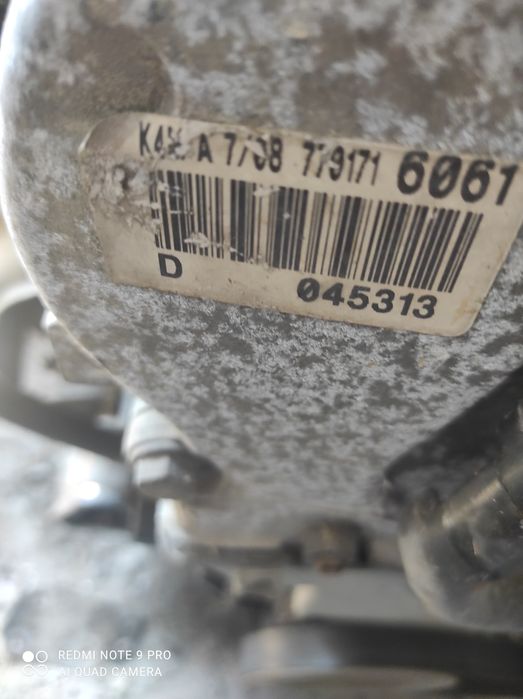 Двигун K4M 708 Renault Scenik Megane Clio 1.6 16V бензин