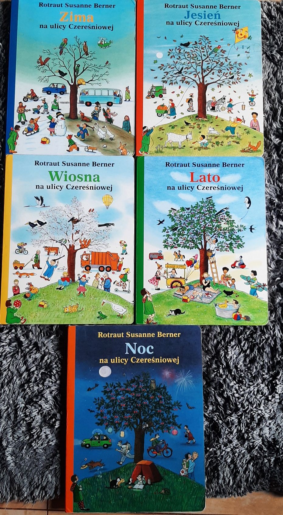 Ulica Czereśniowa 5 książek. Lato, jesień, zima, wiosna, noc.