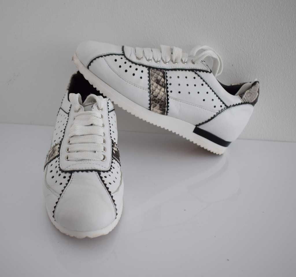 Rage Age Sneakersy buty białe skórzane 36