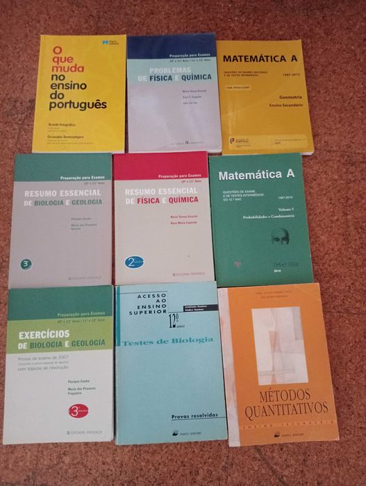 Livros secundária para estudar