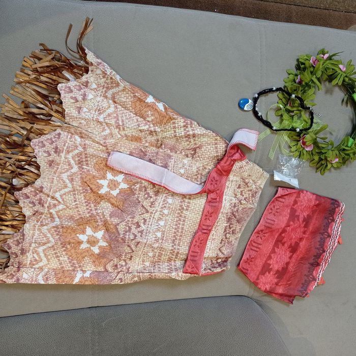 Sukienka strój karnawałowy przebranie Vaiana r.128-134