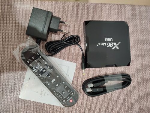 Приставка x96 max plus ultra android tv box smart тюнер медиаплеер