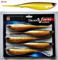 2 x 5 Guma Dragon Jerky 20cm Dark Gold - NOWE