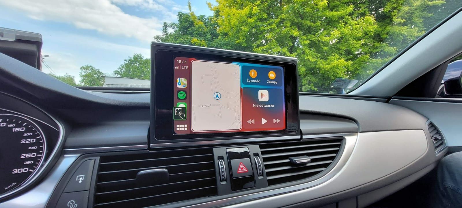 Polskie menu mapy Carplay Android Auto AUDI BMW VW Ford SKODA Fiat