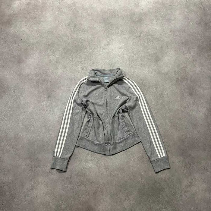 Vintage Bluza Adidas Zip Up Paski Trendy Coquette Retro 00s Y2K