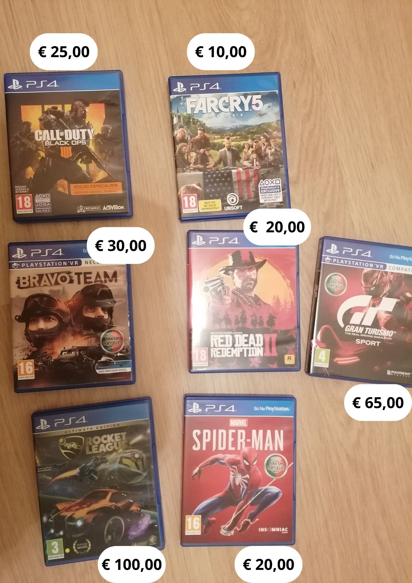 Jogos PS4 desde 10eur