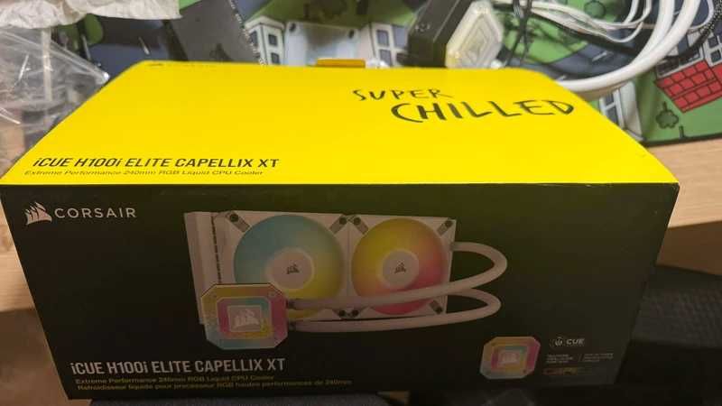 Chłodzenie wodne AIO corsair icue h100i elite capellix xt