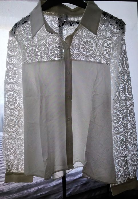 Блуза біла, святкова.Розмір М.Нова.Львів.