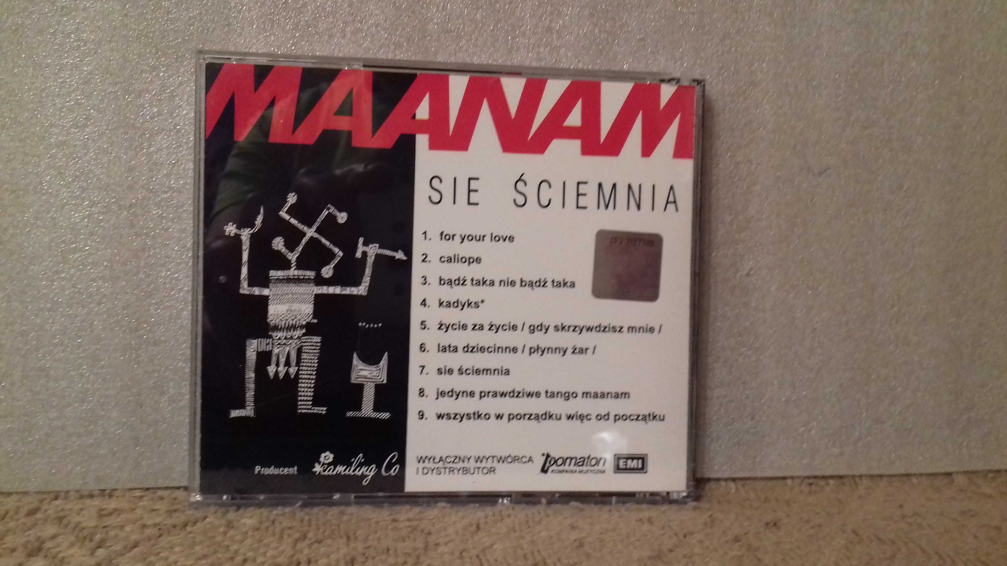 Maanam Sie Ściemnia CD jedno z pierwszych wydań nowa!
