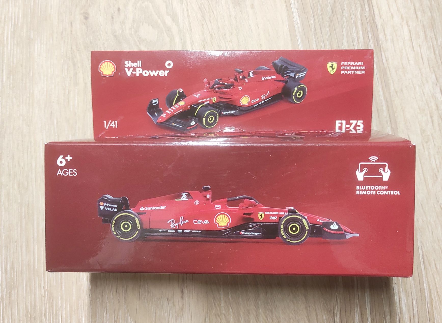 Samochód zdalnie sterowany Ferrari z kolekcji Shell