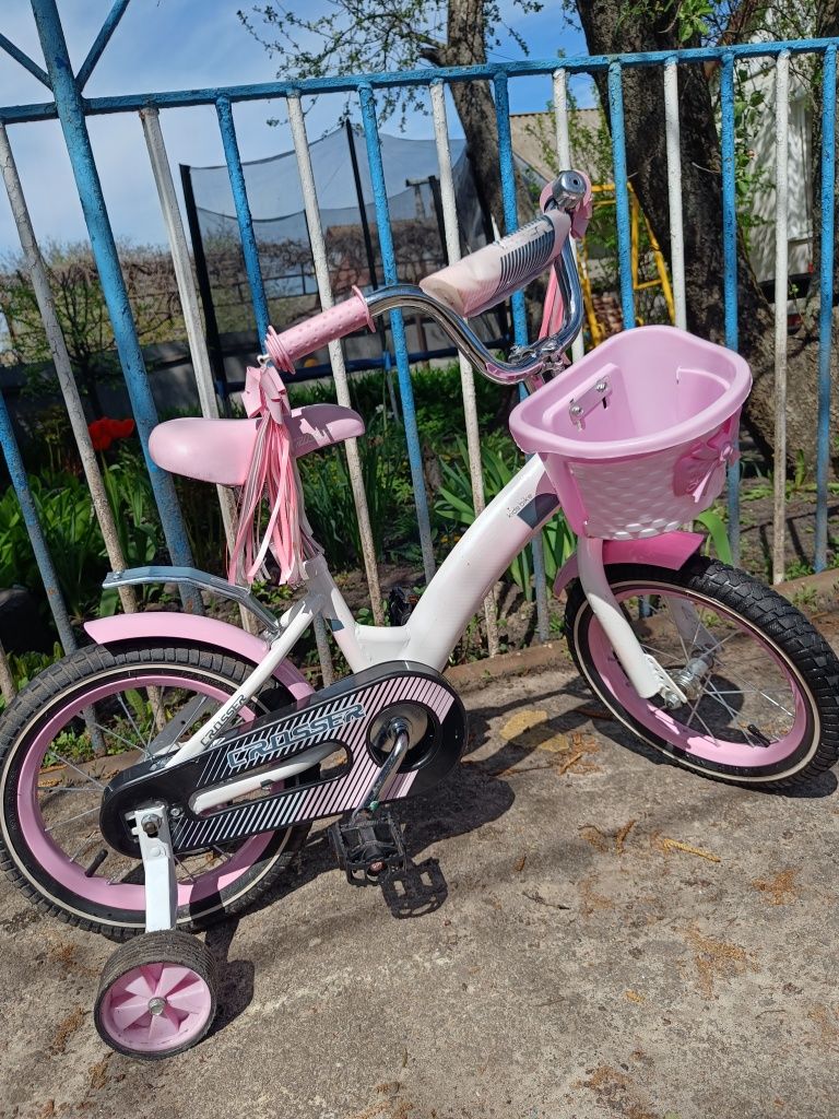 Детский велосипед для девочки crosser
