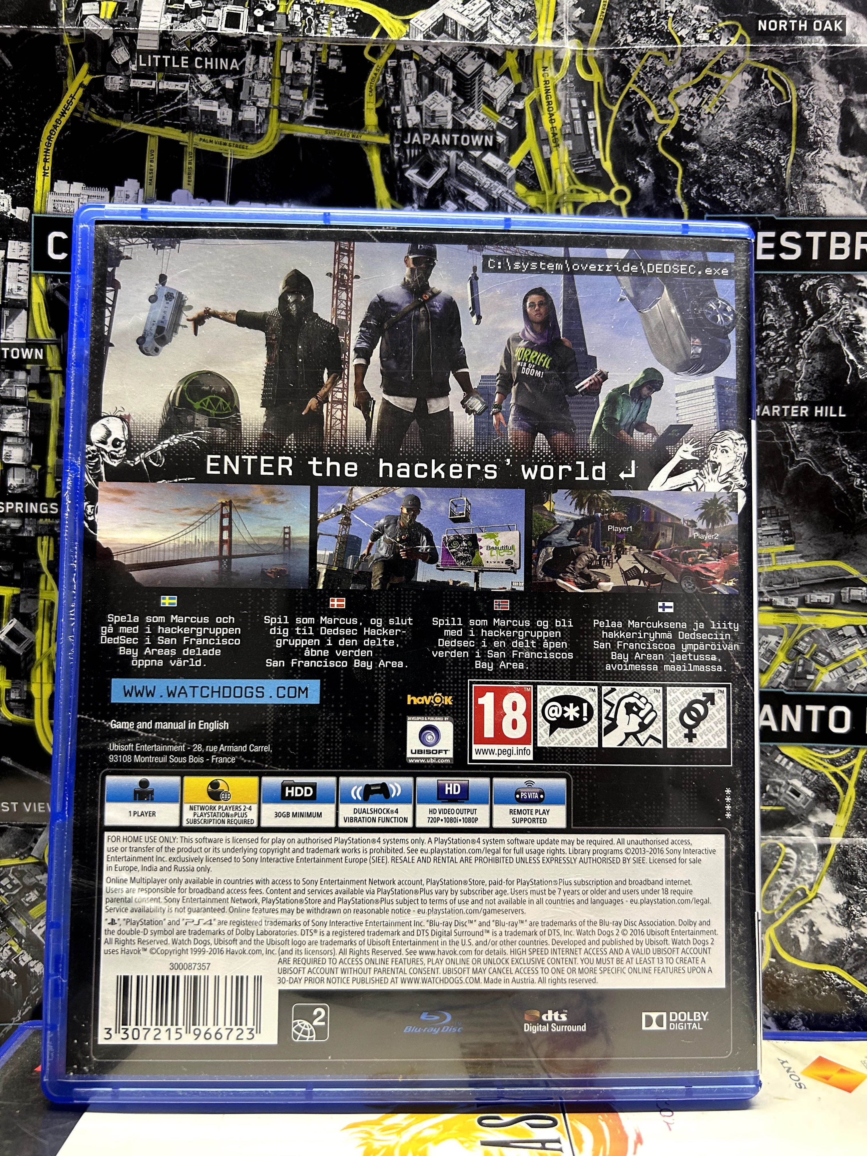 Watch Dogs 2 | PL | PS4/PS5 | Sklep | Kraków | Wysyłka | Wymiana