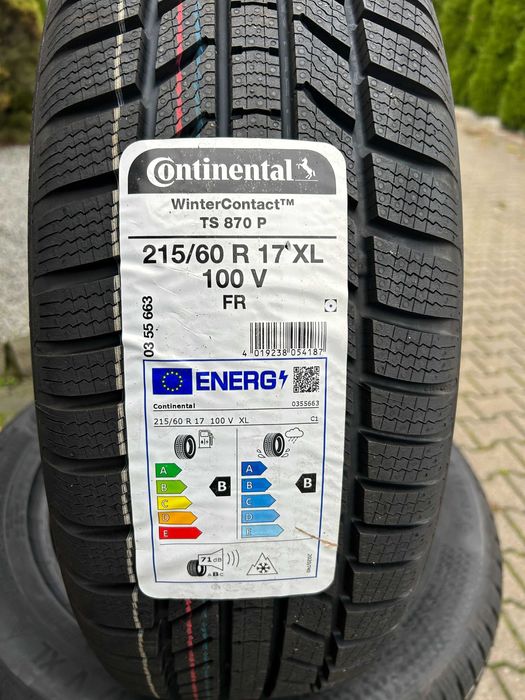 4x 215/60R17 100V FR Continental WinterContact TS870P 2022r.