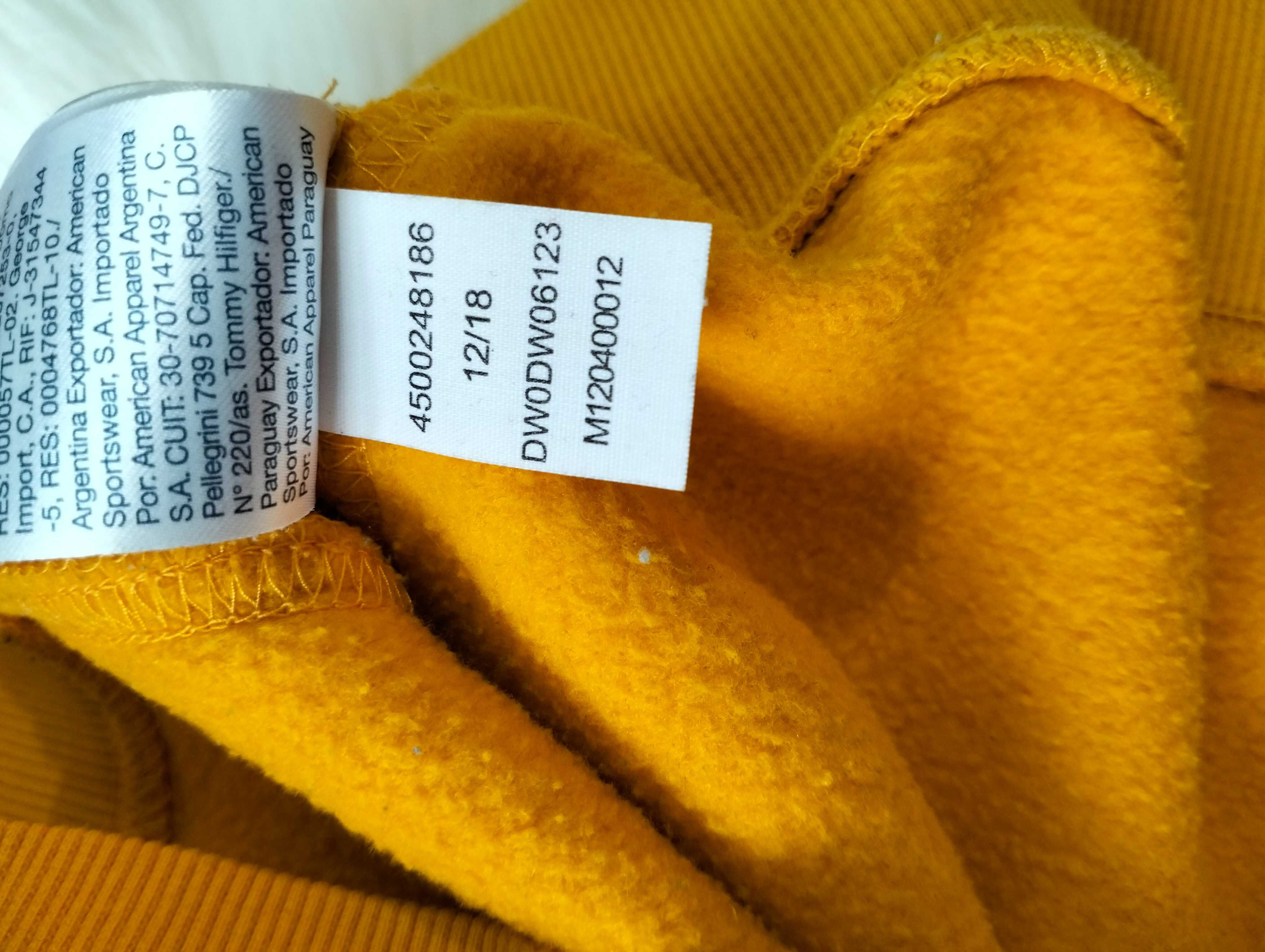 Tommy jeans żółta bluza orginalna