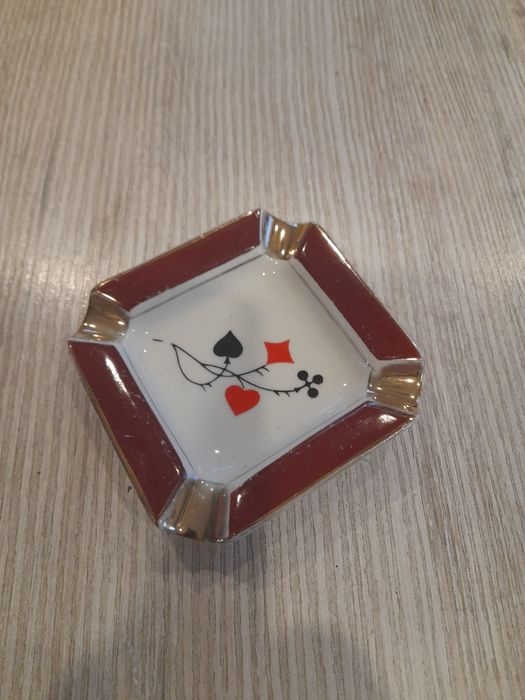 Popielniczka Ćmielów porcelana antyk vintage PRL