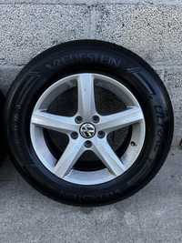 Oryginalne Alufelgi R16 5x112 VW Tiguan Opony Letnie 215/65/16 2023r.