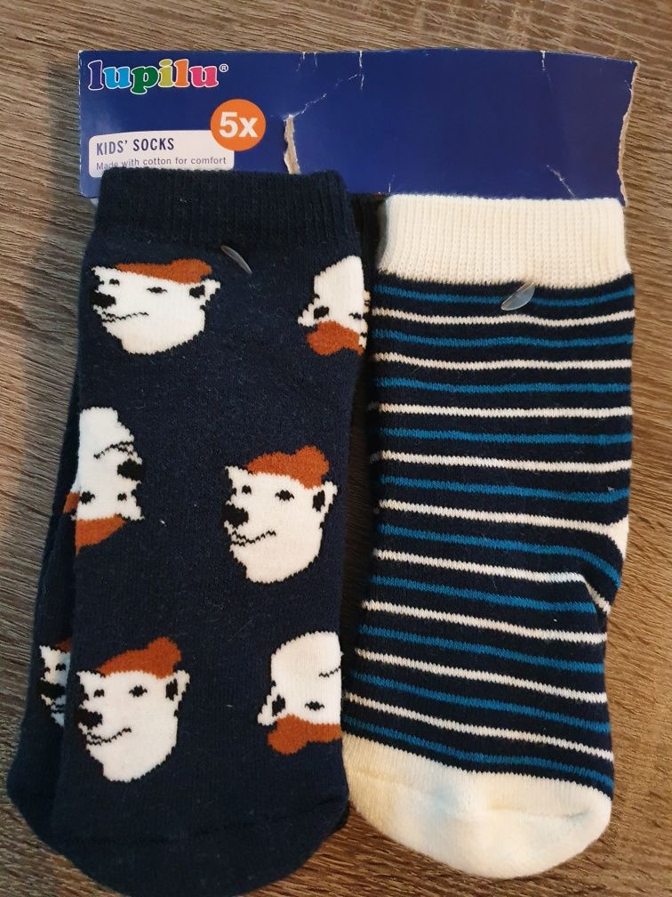 Lupilu skarpetki ciepłe 19 22 3 pary lidl nowe