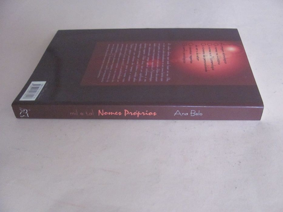 Mil e tal Nomes Próprios de Ana Belo